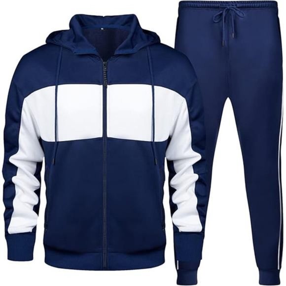 NEW Men's Long Sleeve Jogger Tracksuit - Picture 3 of 5
